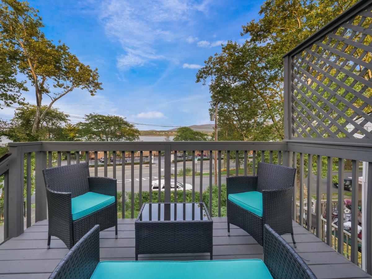 Deck View Of Hudson River & Mt Beacon / Boho Suite Newburgh Exterior foto